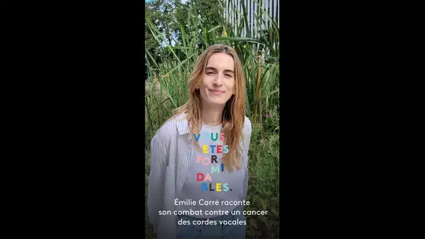 Émilie Carré raconte son combat contre un cancer des cordes vocales