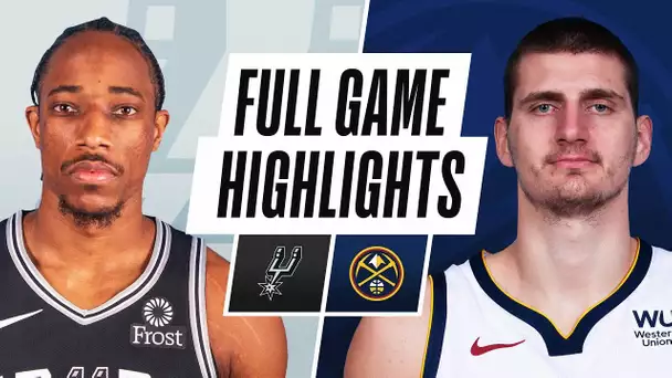 SPURS at NUGGETS | FULL GAME HIGHLIGHTS | April 9, 2021