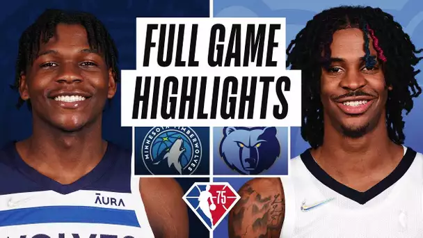 TIMBERWOLVES at GRIZZLIES | FULL GAME HIGHLIGHTS | November 8, 2021