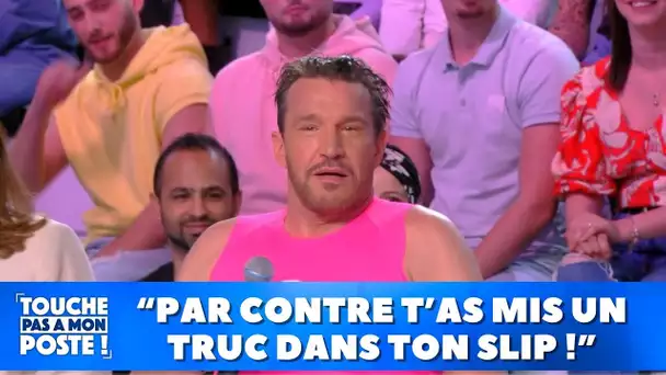 Benjamin Castaldi arrive sur le plateau trempé et le slip bien rempli...