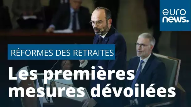 Edouard Philippe annonce une retraite minimum garantie à 1 000 euros et "85% du SMIC dans la …