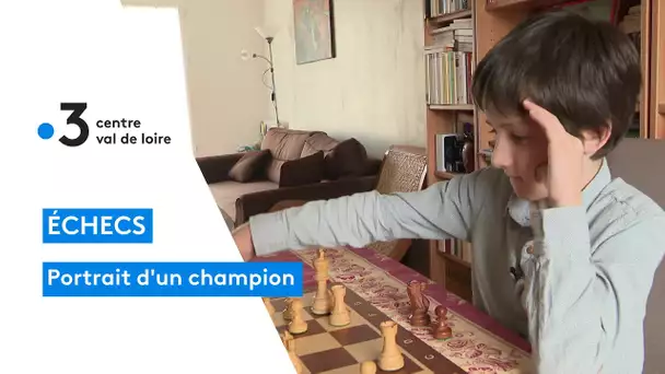 Chartres : rencontre avec un petit génie des échecs, David 10 ans numéro 2 mondial