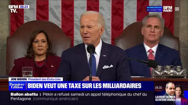 États-Unis: Joe Biden veut "une taxe minimale" sur les milliardaires