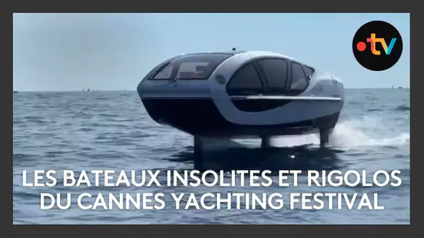 les bateaux insolites et rigolos du Cannes Yachting Festival