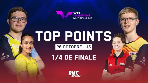 WTT Champions Montpellier : le top points de la 5e journée avec un point fou des frères Lebrun