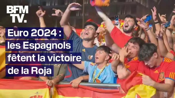 Euro 2024: les images de la fête à Madrid, après la victoire l'Espagne en finale