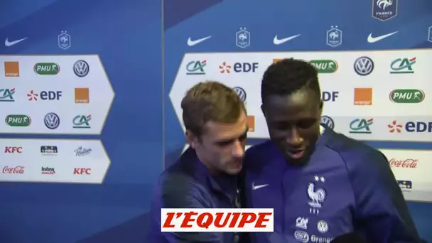 Quand Griezmann cherche Mendy en zone-mixte - Foot - Bleus