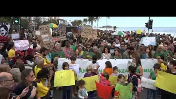 Les Brésiliens marchent pour sauver l'Amazonie