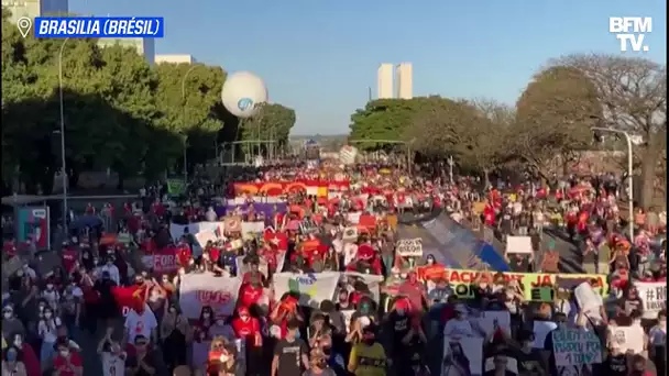 Des dizaines de milliers de Brésiliens manifestent pour réclamer la destitution de Jair Bolsonaro