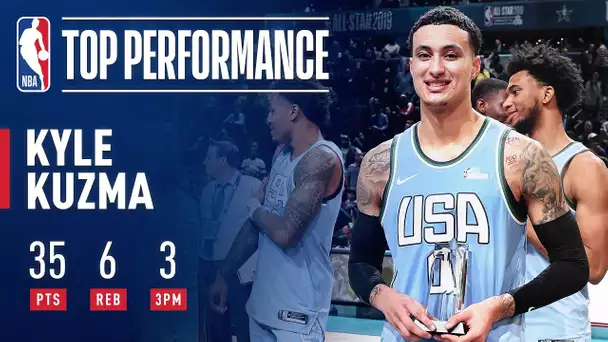 Kyle Kuzma Wins Mountain Dew Ice Rising Stars Game MVP | 2019 NBA All-Star