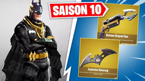 BATMAN ARRIVE SUR FORTNITE AVEC SON GRAPPIN ET SES GRENADES ! (FORTNITE x BATMAN)