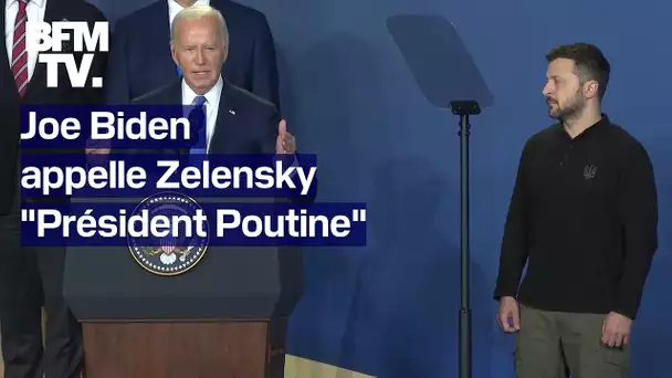 Joe Biden annonce par errue "