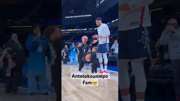 Giannis Antetokounmpo’s Son Gives An Assist To His Dad!🥹❤️| #NBAAllStar| #Shorts