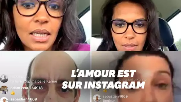 Karine Le Marchand aide des célibataires à trouver l’amour via des lives Instagram