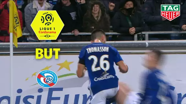 But Adrien THOMASSON (26') / RC Strasbourg Alsace - OGC Nice (2-0)  (RCSA-OGCN)/ 2018-19