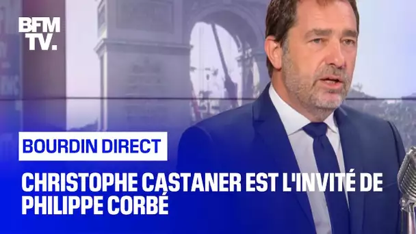 Christophe Castaner face à Philippe Corbé en direct