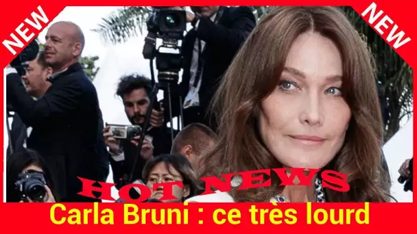 Carla Bruni : ce très lourd secret qu’elle a longtemps partagé avec son frère