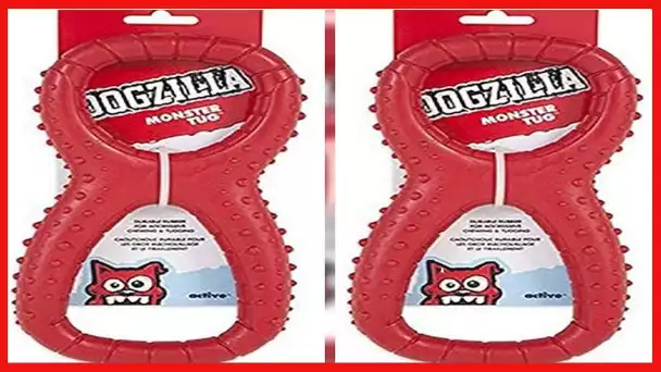 Dogzilla Monster Tug Toy, Red