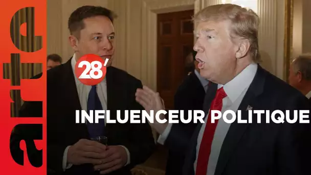 Faut-il s'inquiéter de l'influence politique d'Elon Musk ? - 28 Minutes - ARTE