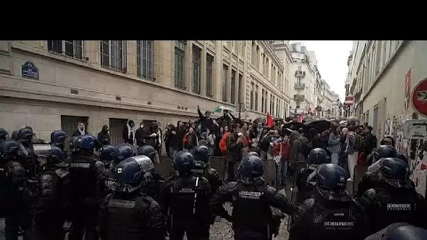 No comment : des étudiants propalestiniens manifestent à la Sorbonne