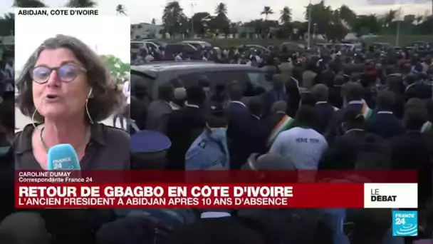 Retour de Gbagbo en Côte d'Ivoire : "il a foulé le sol de son pays natal"