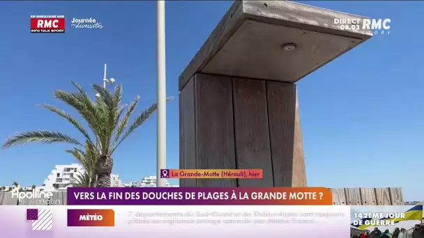 Vers la fin des douches de plages à la Grande Motte ?