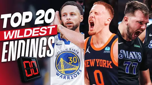 The Top 20 WILDEST Endings of the 2023-24 NBA Season