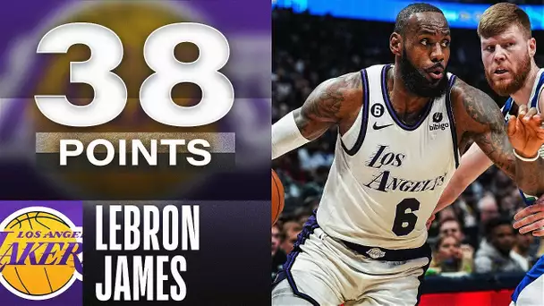 LeBron James 38-PT Performance In Dallas On Christmas Day | December 25, 2022