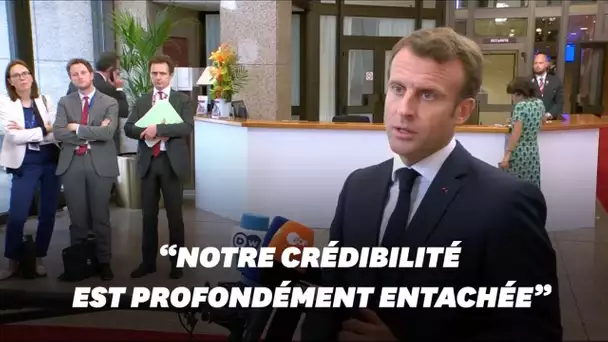 Le coup de gueule de Macron au sommet européen