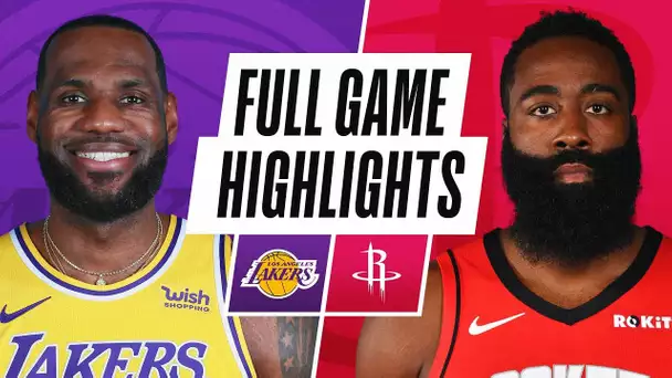 LAKERS at ROCKETS | FULL GAME HIGHLIGHTS | January 12, 2021