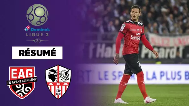 Résumé : Nolan Roux sauve Guingamp contre Ajaccio à la dernière seconde !