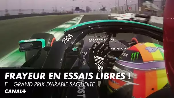 La grosse frayeur entre Hamilton et Mazepin en essais libres - GP d’Arabie Saoudite