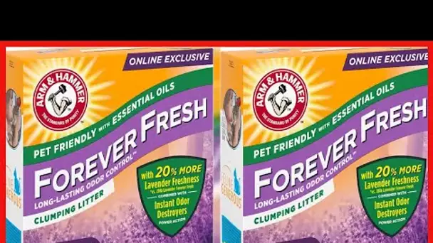 Arm & Hammer Forever Fresh Clumping Cat Litter Lavender, MultiCat 18lb