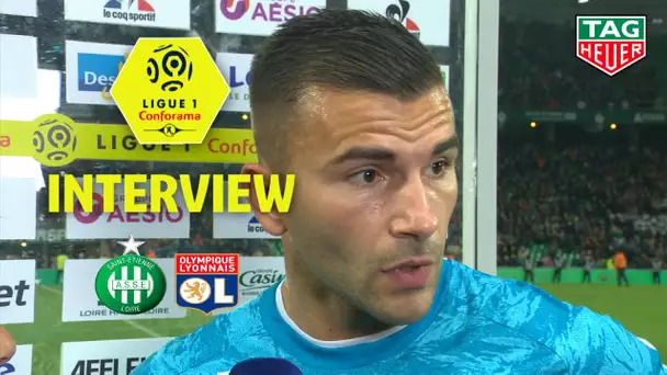 Interview de fin de match :AS Saint-Etienne - Olympique Lyonnais ( 1-0 )  / 2019-20