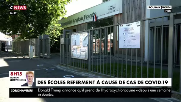 Nord : plusieurs écoles fermées après un cas de Covid-19