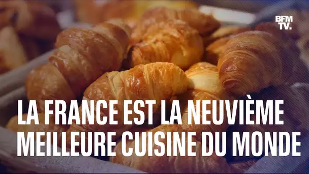 UN CLASSEMENT DES "MEILLEURES CUISINES DU MONDE" PLACE LA FRANCE DERRIÈRE LES ÉTATS-UNIS