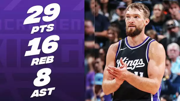 Domantas Sabonis DOMINATES in #NBAPreseason Action! 😤| October 15, 2024