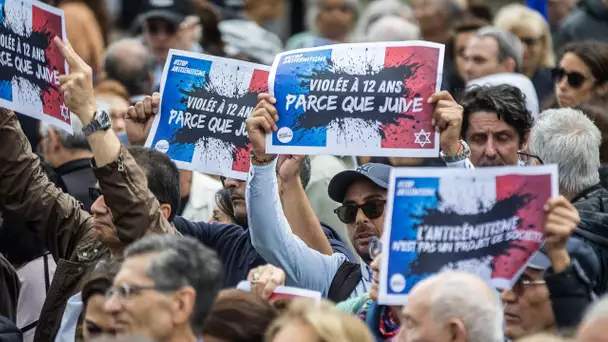 Après le viol d'une jeune fille parce juive, des centaines de personnes ont marché contre l'antis…