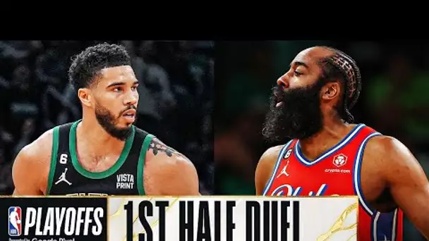 James Harden (21 PTS) vs Jayson Tatum (26 PTS) 1st Half Duel In Game 1! | May 1, 2023