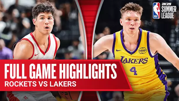 ROCKETS vs LAKERS | NBA SUMMER LEAGUE | FULL GAME HIGHLIGHTS