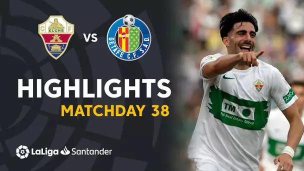 Resumen de Elche CF vs Getafe CF (3-1)