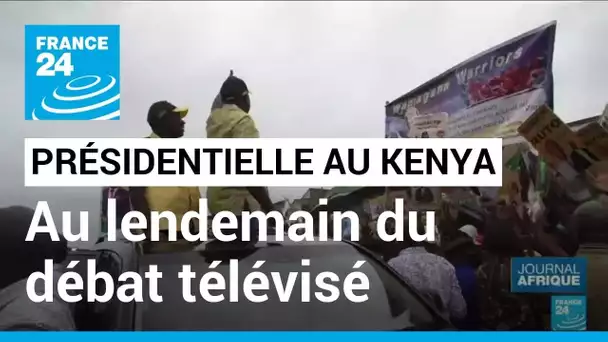 Présidentielle au Kenya : seuls deux des quatre prétendants ont participé au débat télévisé