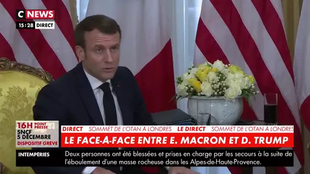 Emmanuel Macron lors du sommet de l'Otan : « Il nous arrive parfois de ne pas être d'accord »