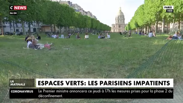 Parcs et jardins toujours fermés : les Parisiens n'en peuvent plus