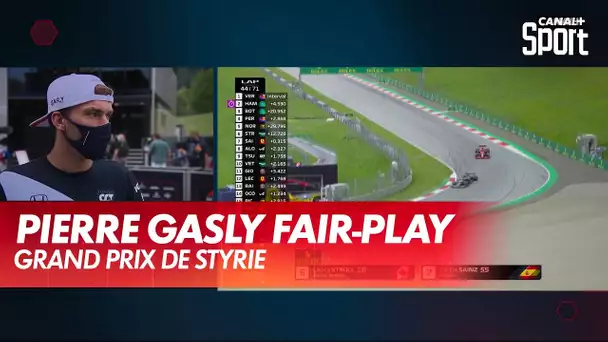 Pierre Gasly fair-play après son abandon - GP de Styrie