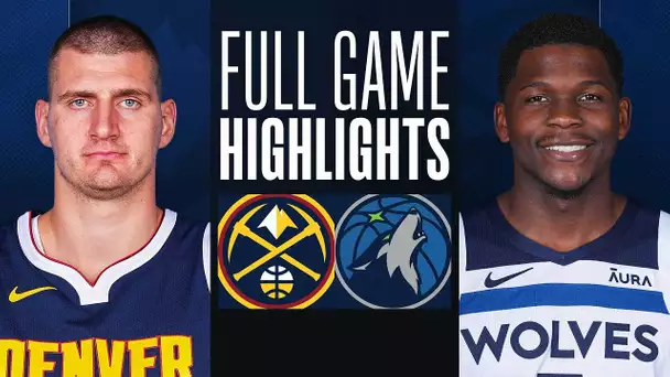 NUGGETS at TIMBERWOLVES | FULL GAME HIGHLIGHTS | November 1, 2023