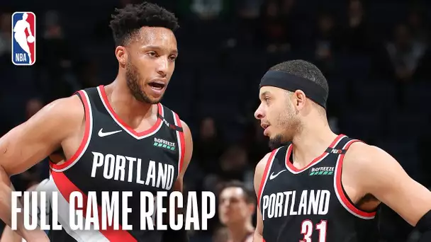 TRAIL BLAZERS vs TIMBERWOLVES | Evan Turner Puts Up 4th Career Triple-Double | April 1, 2019