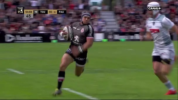 Top 14 - 24ème Journée - Toulouse / Pau : Le 2ème essai de Kolbe face à Pau