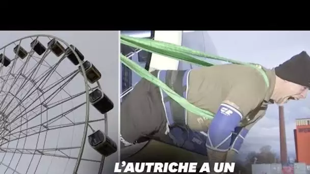 Tirer une grande roue de 750 tonnes, une formalité pour cet Autrichien