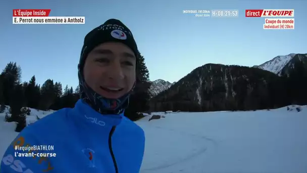 Eric Perrot vous fait vivre les coulisses de l'équipe de France de biathlon à Antholz !